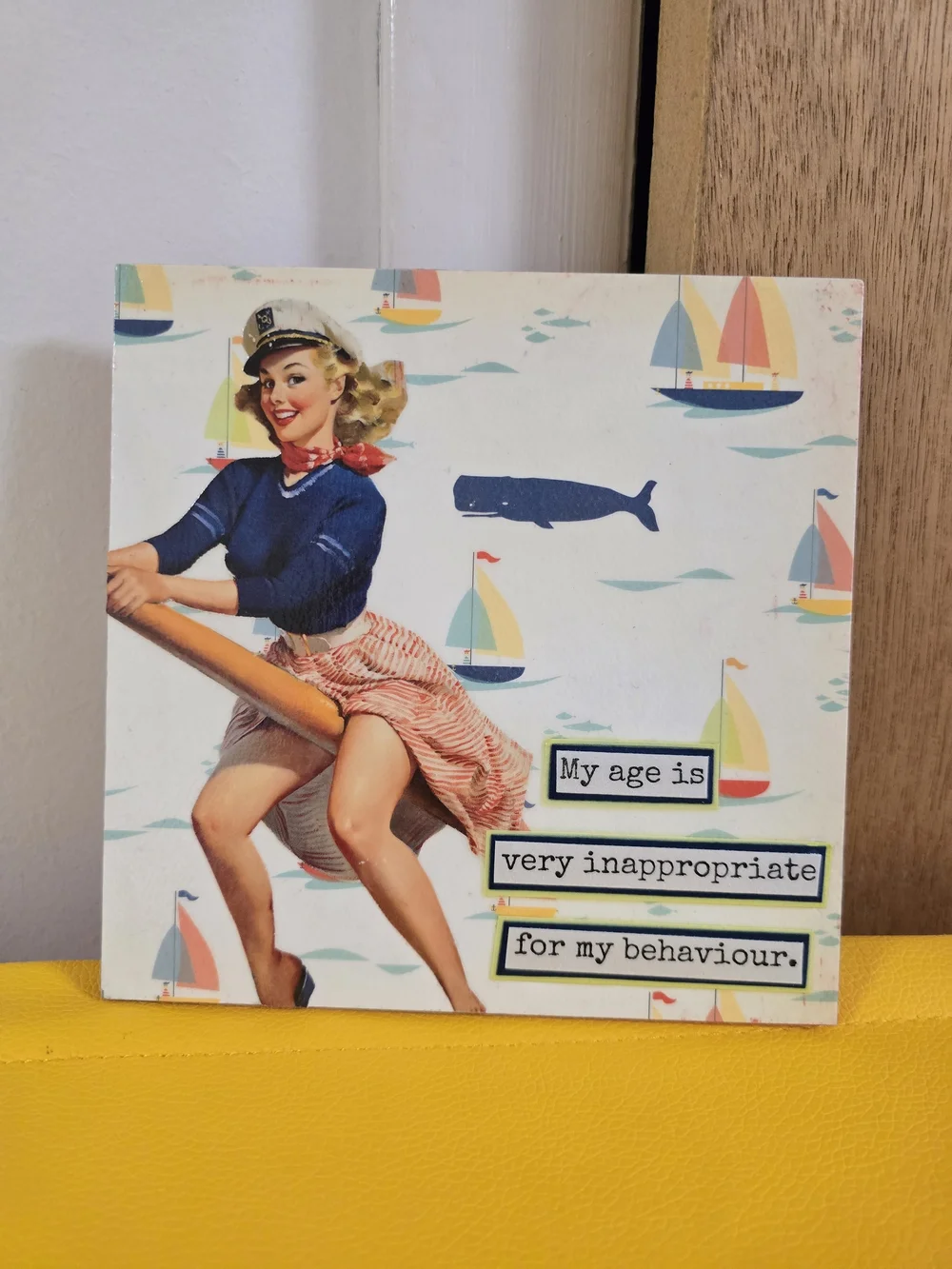 Rwtro Sailor Pin-Up Wall Art